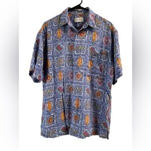 Mario Ferrari short sleeve button down shirt